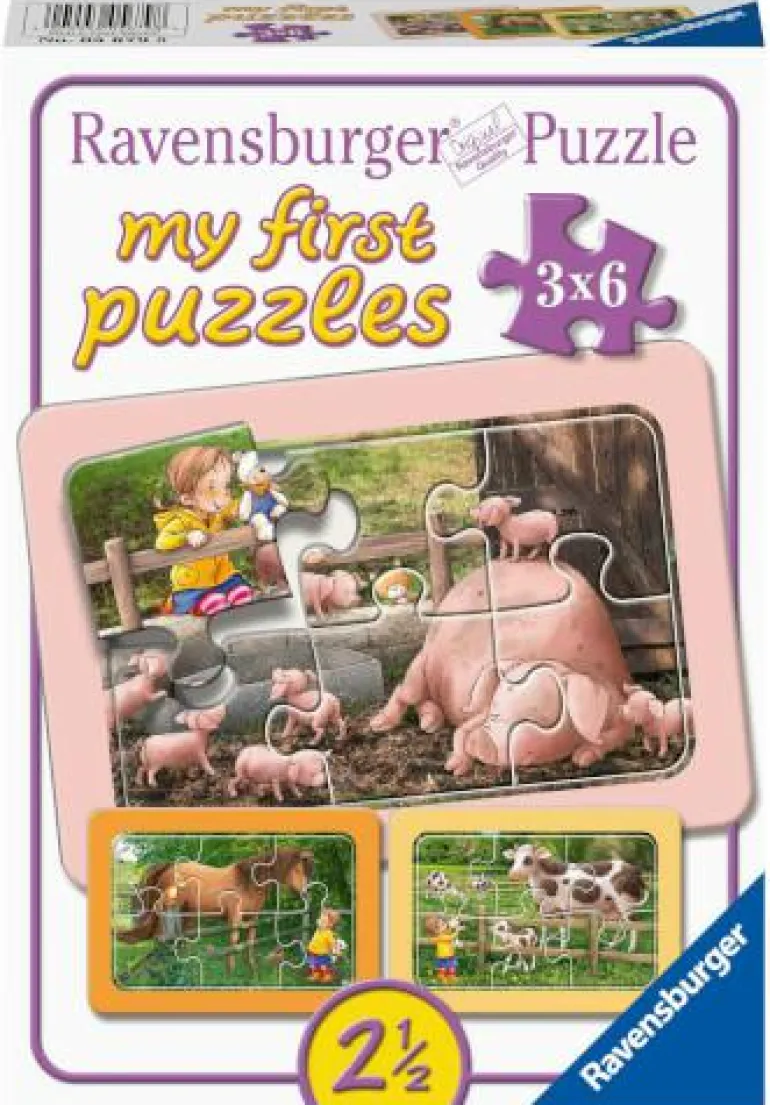 My first Puzzle: Lotta auf dem Bauernhof - Rahmenp