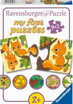 My first: Tiere und ihre Kinder - Puzzle 9x2 Teile