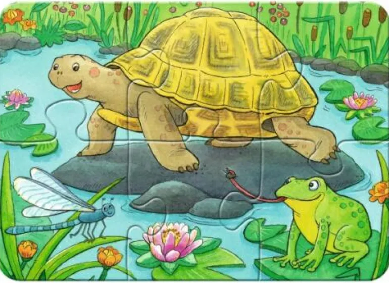 Niedliche Haustiere - Puzzle 2,4,6 Teile