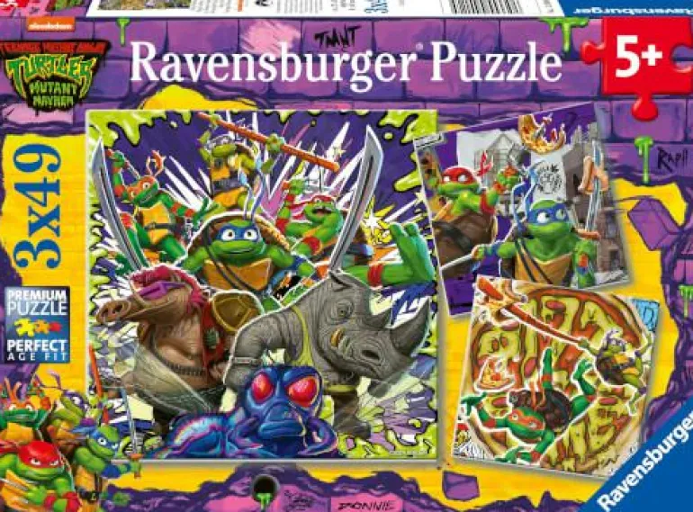 Ninja Turtles - Puzzle 3 X 49 Teile