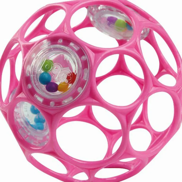 Oball Rattle 10 cm - Pink