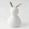 Ostern Porzellanhase ,,Groß Dame Goldene Ohren" 19