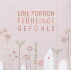 Ostern Serviette 33x33cm,, Eine Portion Frühlingsg