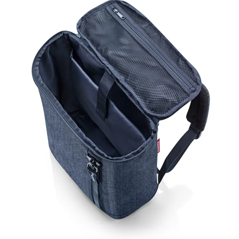Overnighter-backpack M Herringbone Dark Blue Rucks