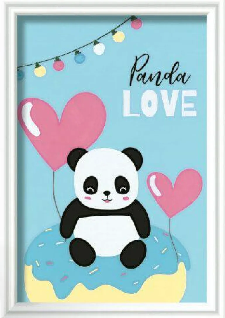 Panda Love - Malen nach Zahlen