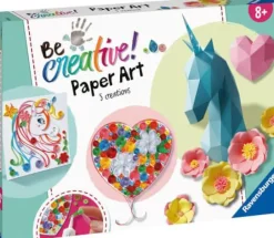 Paper Art Flower&Unicorn - Be Crative!