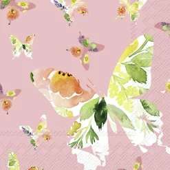 PAPILLON rose Lunch-Servietten L 956050