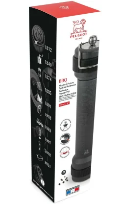 Pfeffermühle BBQ graphit mit Licht 30 cm