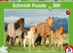 Pferdefamilie - Puzzle 200 Teile
