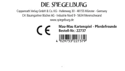 Pferdefreunde - Mau-Mau Kartenspiel