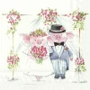 PIGGY WEDDING Lunch-Servietten L 857800