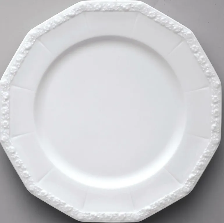 Platzteller, 31 cm, Maria / Weiß