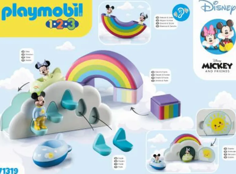 PLAYMOBIL® 1,2,3 & Disney™ Mickeys & Minies Wolken