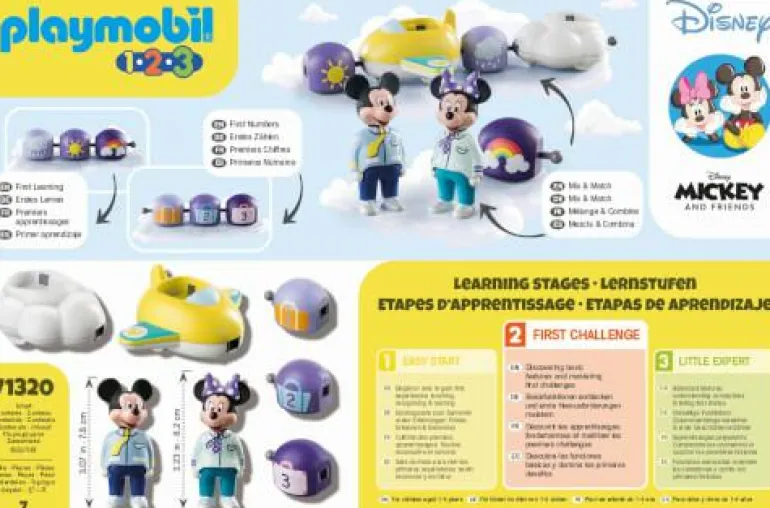 PLAYMOBIL® 1,2,3 & Disney™ Mickys & Minnies Wolken