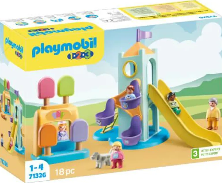 PLAYMOBIL® 1,2,3 Erlebnisturm mit Eisstand 71326