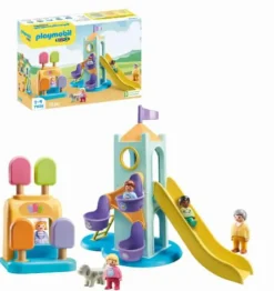 PLAYMOBIL® 1,2,3 Erlebnisturm mit Eisstand 71326