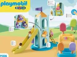 PLAYMOBIL® 1,2,3 Erlebnisturm mit Eisstand 71326