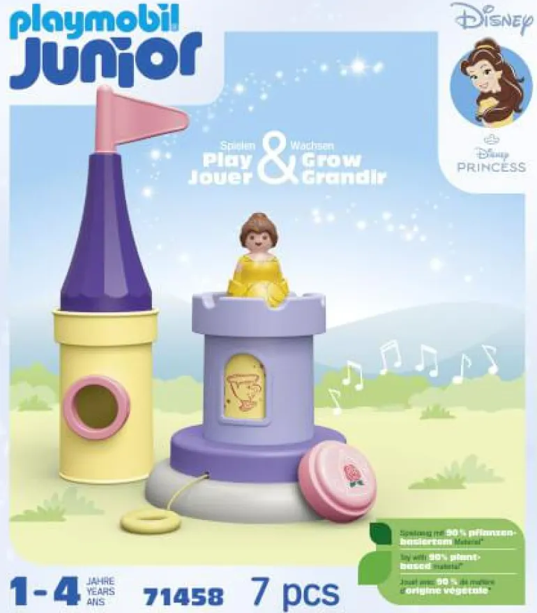 PLAYMOBIL® JUNIOR & Disney™ Belles Spielturm mit M