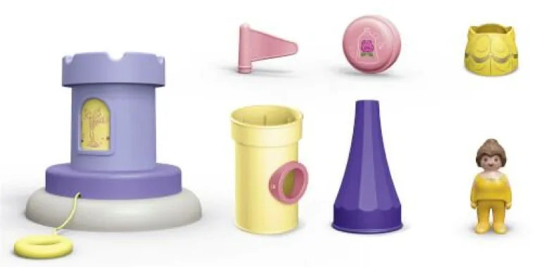 PLAYMOBIL® JUNIOR & Disney™ Belles Spielturm mit M