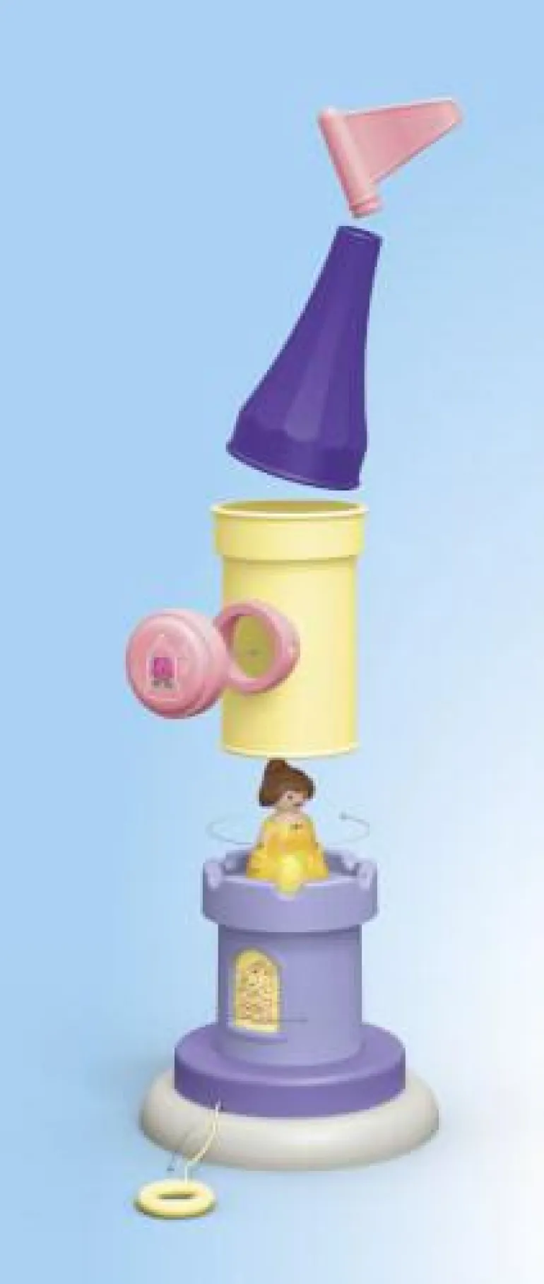 PLAYMOBIL® JUNIOR & Disney™ Belles Spielturm mit M