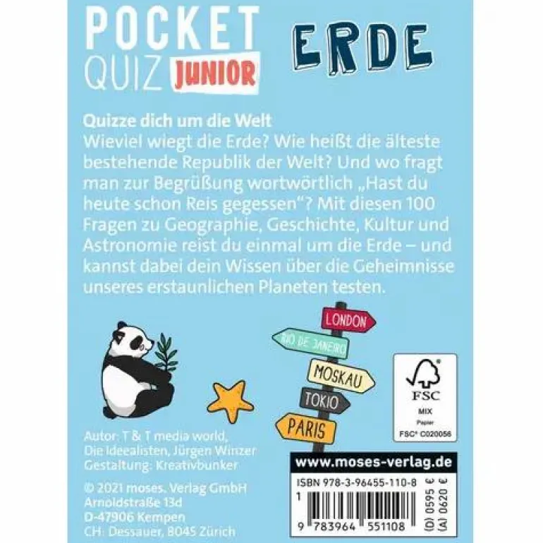 Pocket Quiz junior Erde