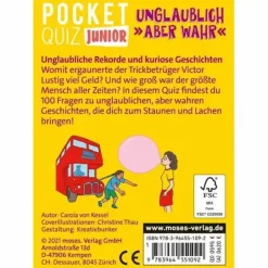 Pocket Quiz junior Unglaublich