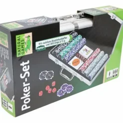Poker-Set im Aluminiumkoffer, 300 Chips