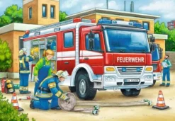 Polizei und Feuerwehr - Puzzle 2x12 Teile