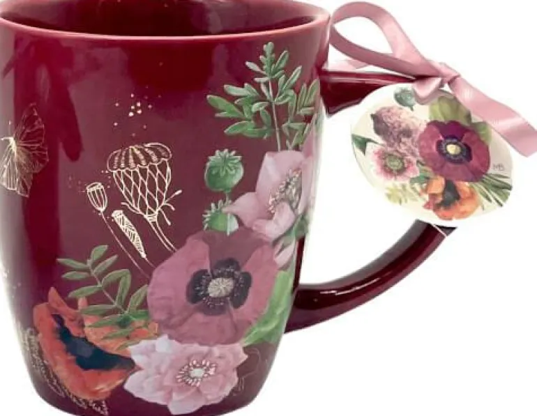 Porzellan-Tasse Blütenzauber - M. Bastin