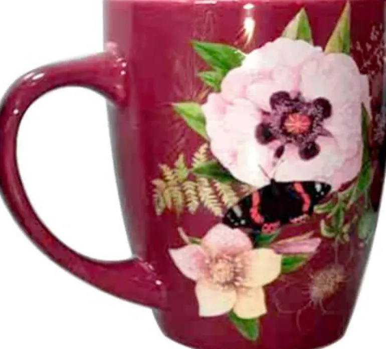 Porzellan-Tasse Blütenzauber - M. Bastin
