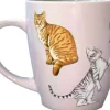 Porzellan-Tasse Katzen - I love cats & dogs