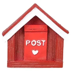 Postkasten für Wichtel rot