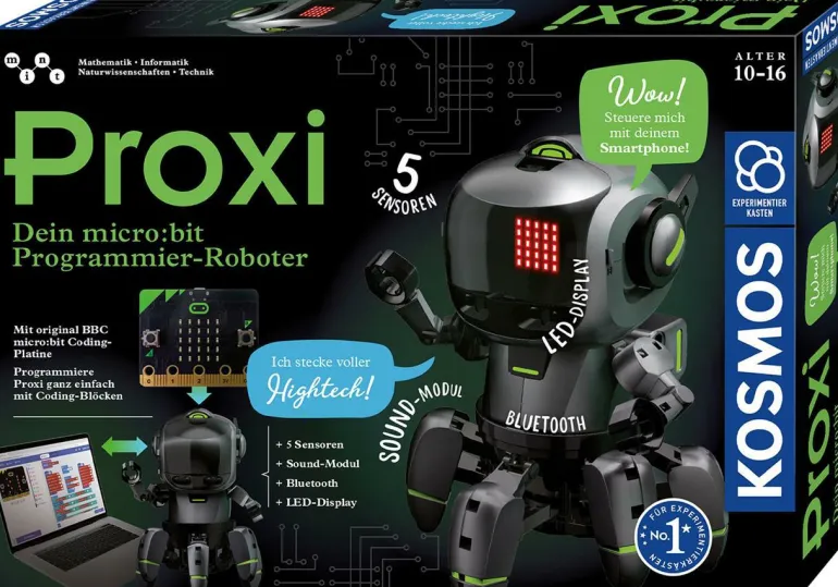 Proxi - Dein micro:bit Programmier-Roboter