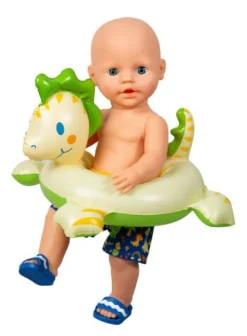 Puppen-Dino-Schwimmset, Gr. 35-45 cm