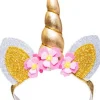 Puppen-Einhorn-Haarband, Gr. 28-35 cm