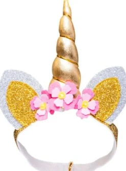 Puppen-Einhorn-Haarband, Gr. 28-35 cm