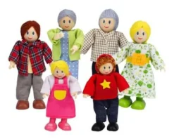 Puppenfamilie - Helle Hautfarbe