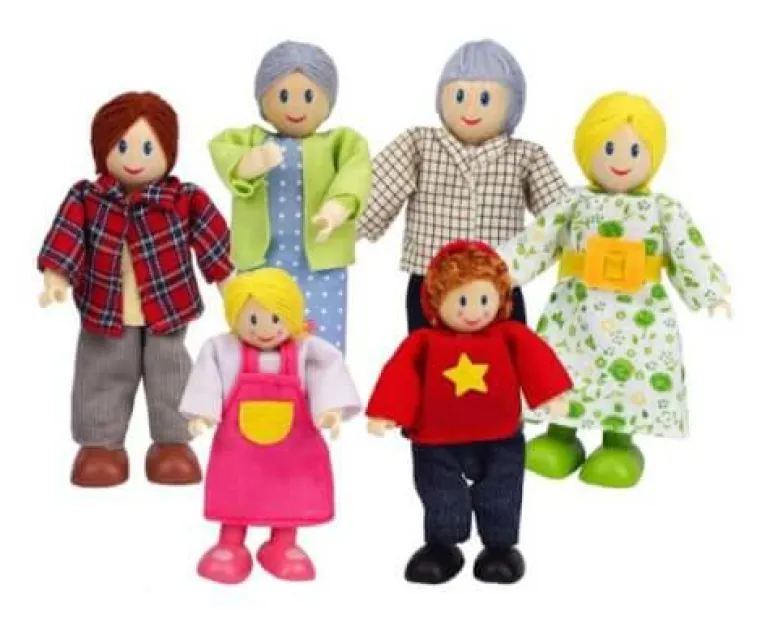 Puppenfamilie - Helle Hautfarbe