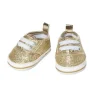 Puppen-Glitzer-Sneakers, gold, Gr. 30-34 cm
