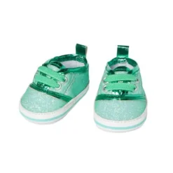 Puppen-Glitzer-Sneakers, mint, Gr. 38-45 cm