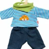Puppen-Jeans m. Shirt, Gr. 35-45c