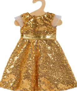 Puppen-Kleid ''Goldstar'', Gr. 35-45 cm