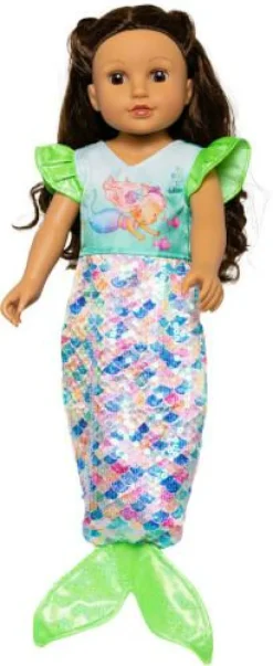 Puppen-Kleid ''Meerjungfrau Yara'', Gr. 28-35 cm