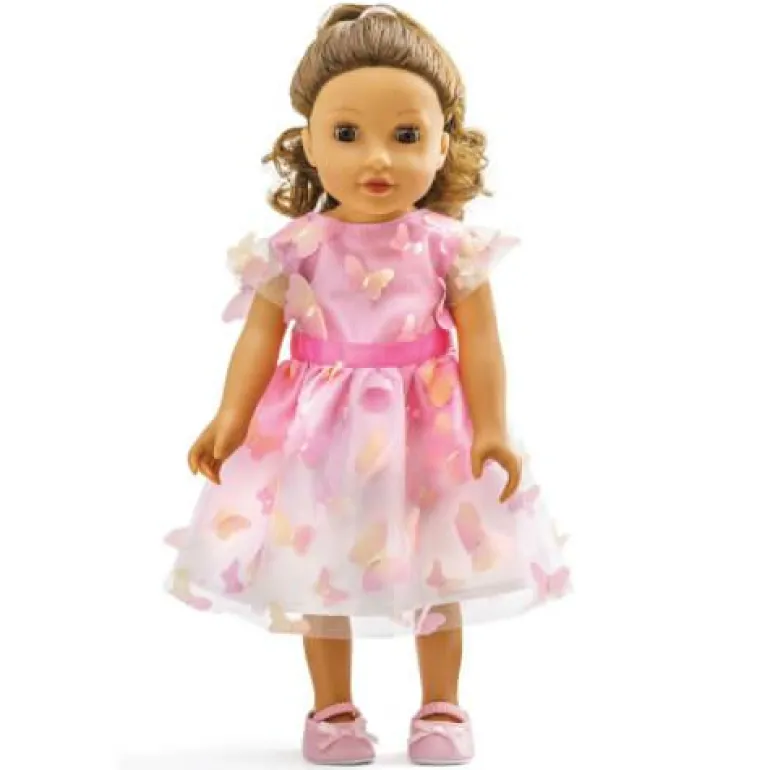Puppen-Kleid ''Miss Butterfly'', Gr. 28-35 cm