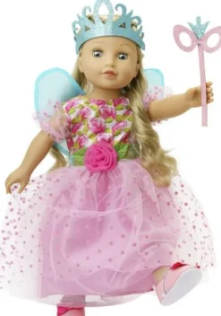 Puppenkleid ''Prinzessin Lillifee'' mit Glitzerkro