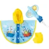 Puppen-Regencape mit Puppenschirm und Regenstiefel