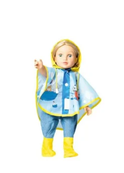 Puppen-Regencape Segelfreunde, Gr. 28-35 cm