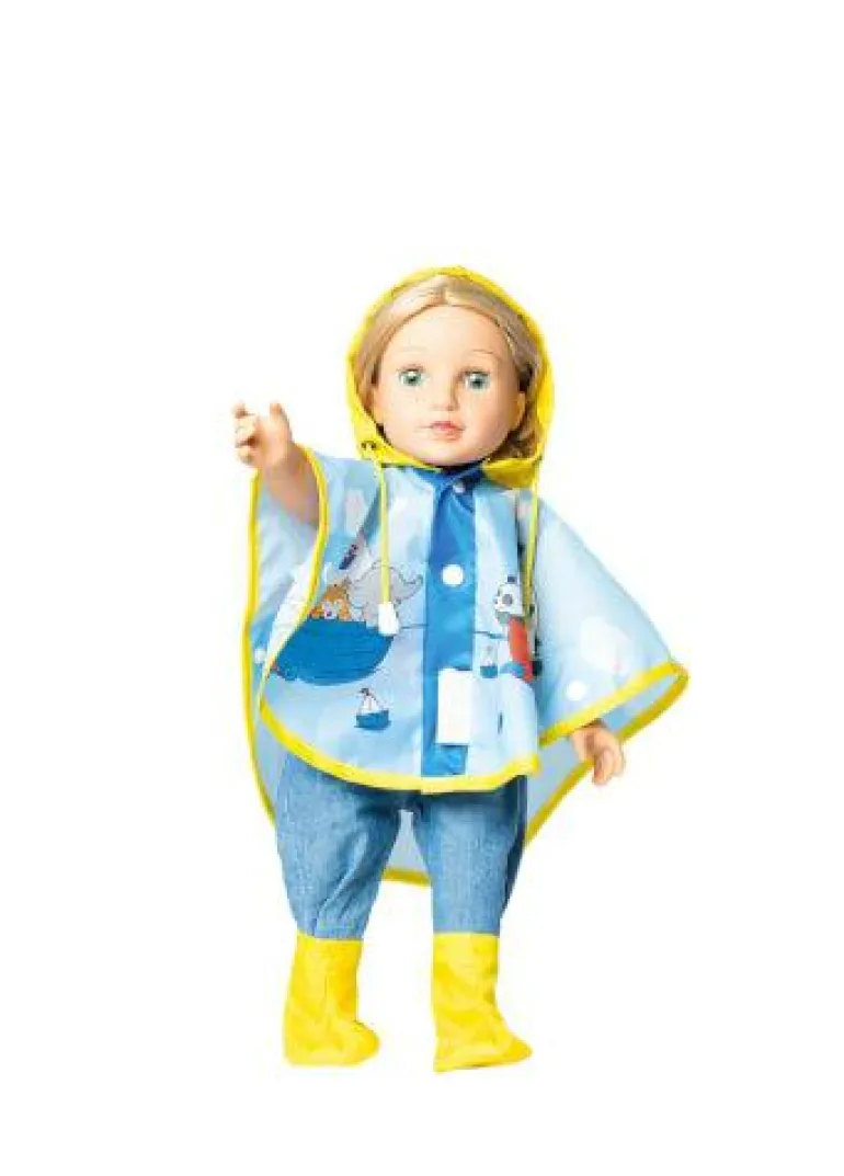 Puppen-Regencape Segelfreunde, Gr. 35-45 cm