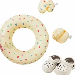 Puppen-Schwimmset ''Herz Konfetti'' mit Schwimmrin