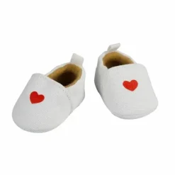 Puppen-Slipper Mit Herz, Gr. 30-34 cm